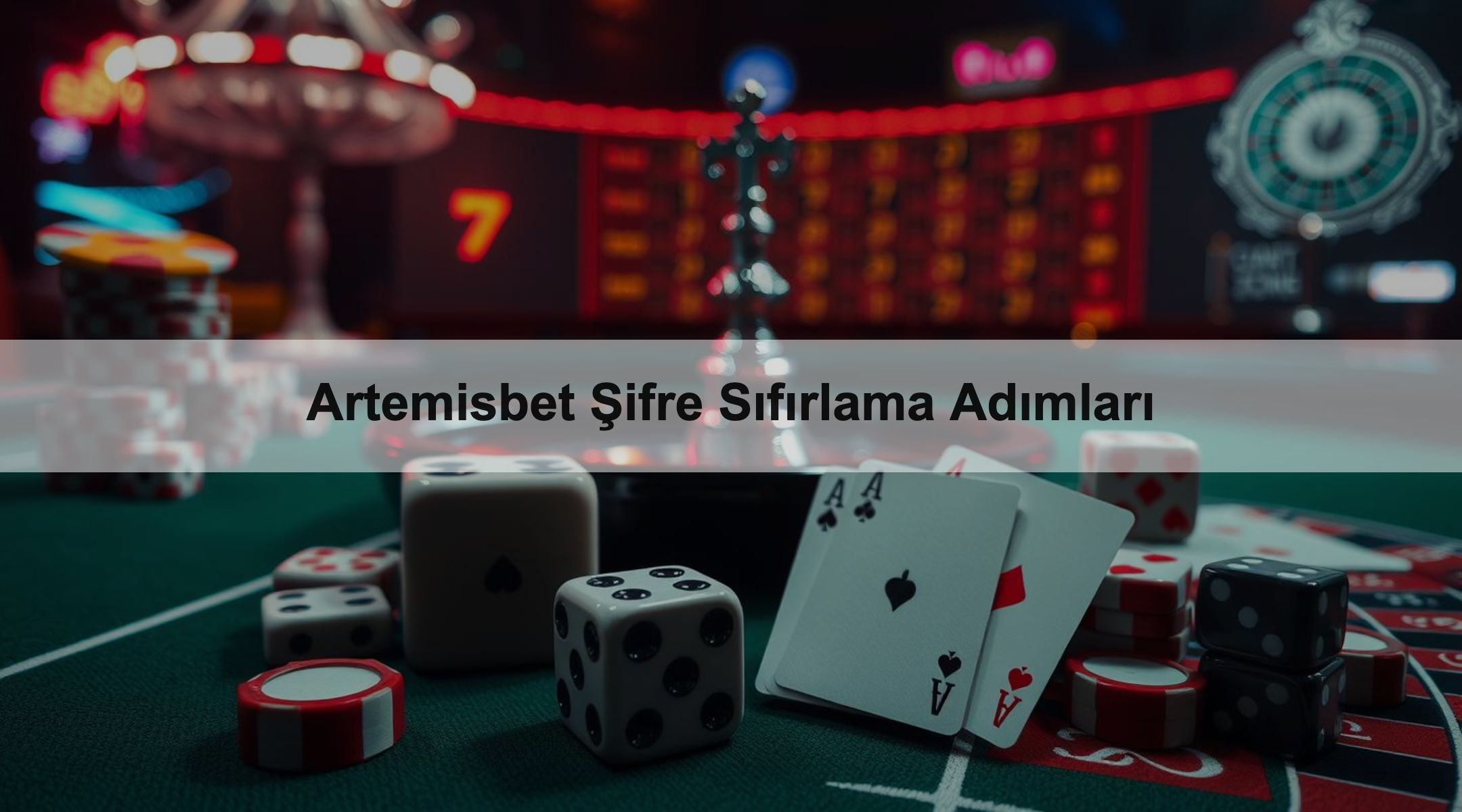 Artemisbet Şifre Sıfırlama Adımları