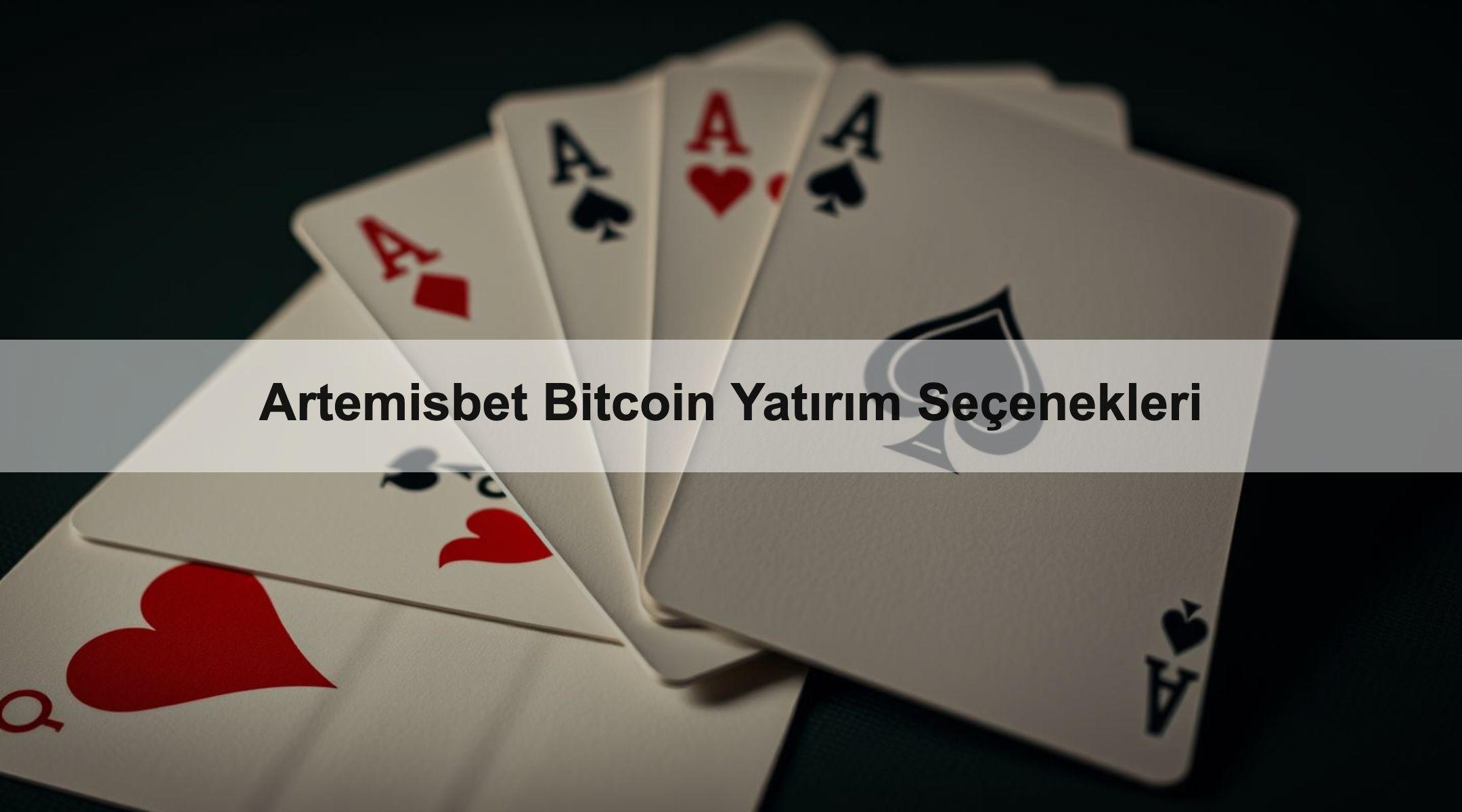 Artemisbet Bitcoin Yatırım Seçenekleri